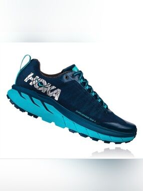 Hoka one one Women's challenger atr 4, poseidon/blubird US 5